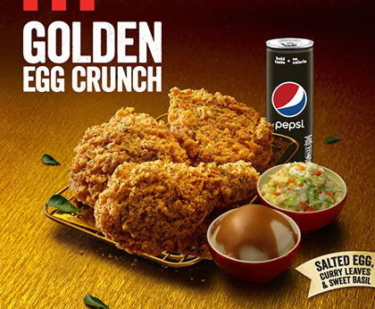 Crunch kfc golden egg KFC M’sia
