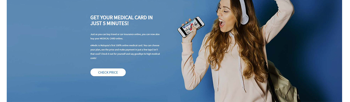 Get the most affordable medical card in Malaysia with AXA eMedic!