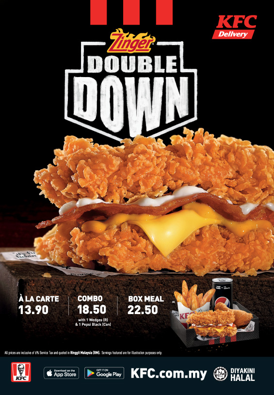 Malaysia kfc double down The KFC