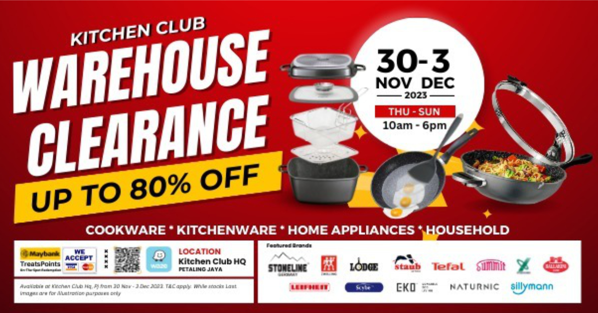 Kitchen Shop Clearance SALE in Malaysia